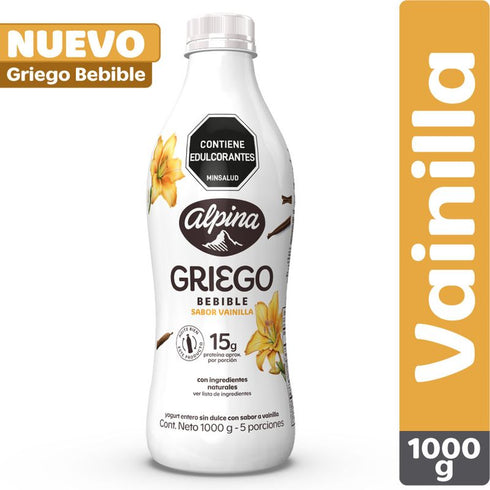 YOGURT GRIEGO ALPINA 1000G BEBIBLE VAINI